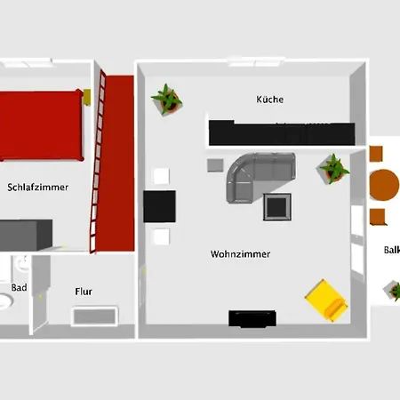 Apartment Wohnlust 3 *