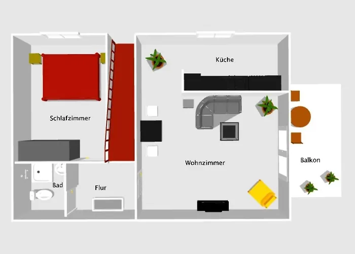 דירה Wohnlust 3 *